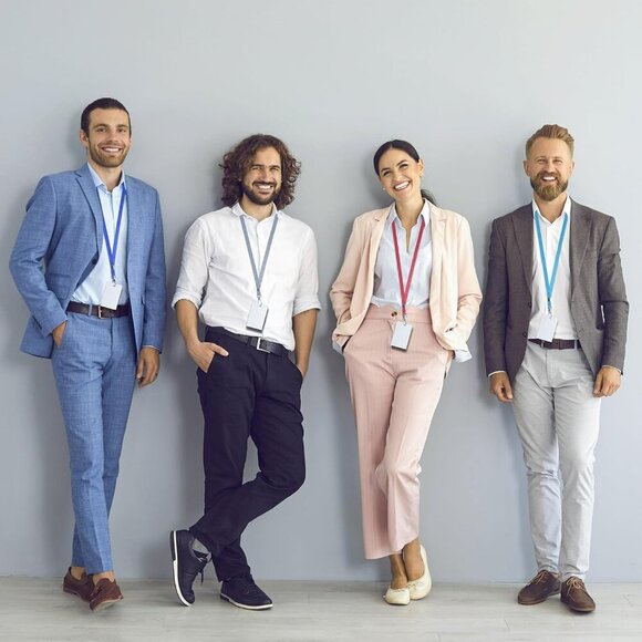 10 Pack Lanyards for ID Badges, Cruise Ship Cards, Keys, Keychain, Long-lasting - Picture 7 of 7